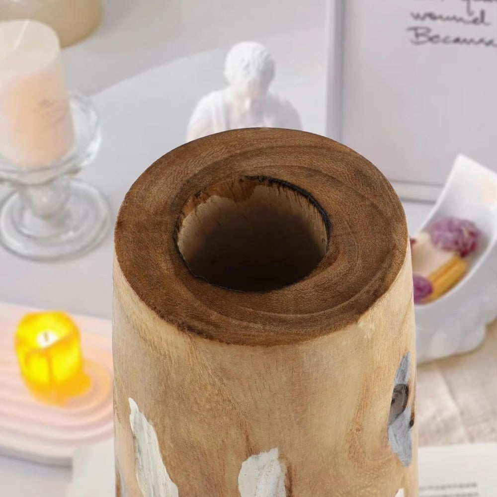 Multi-functional Luxurious Modern Style Wooden Vase | Exquisite Design and Durability, Perfect for Home Life, Wedding Decoration, Coffee and Hotel Use
